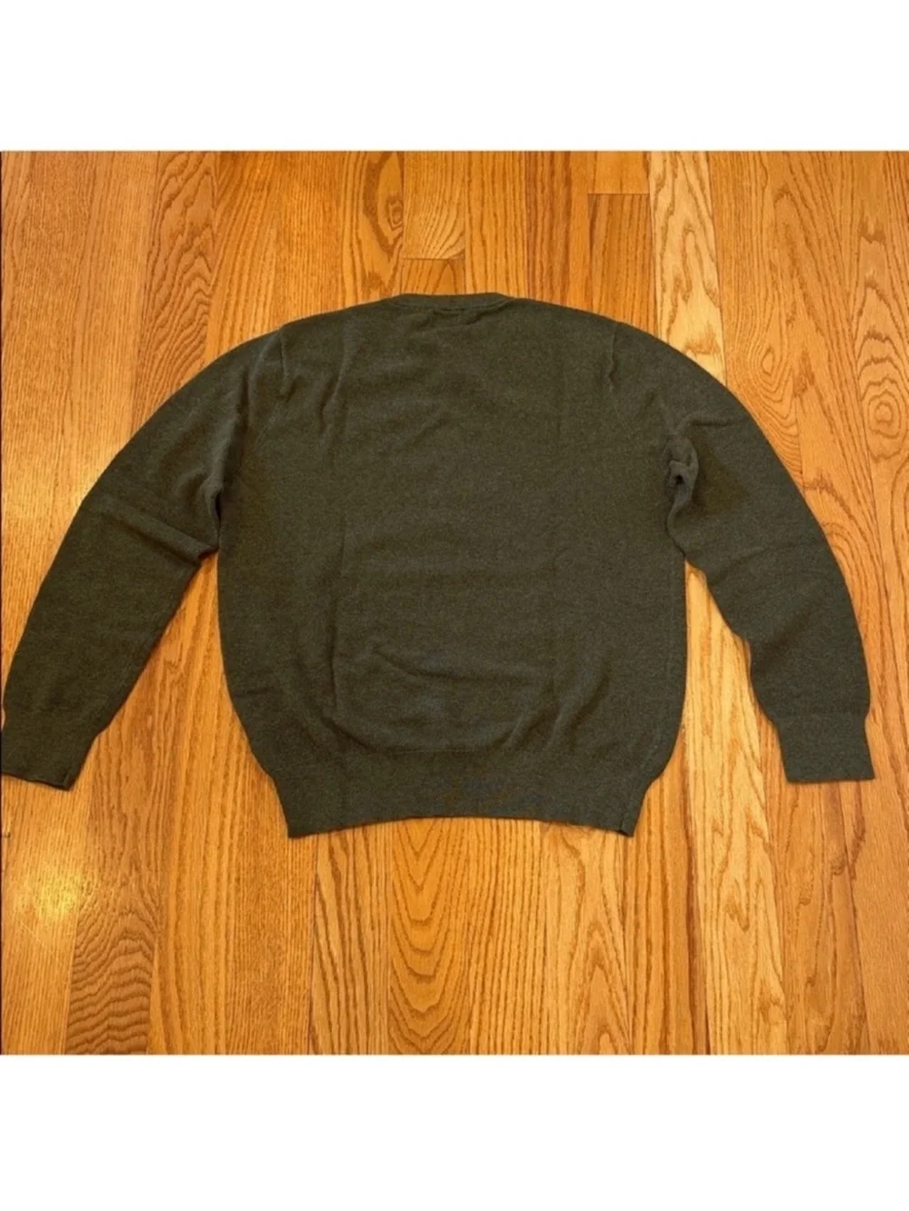 Like New J. Crew Men's Crewneck Sweater- Green, Size Large